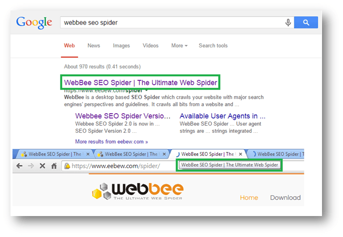 seo title in search engines