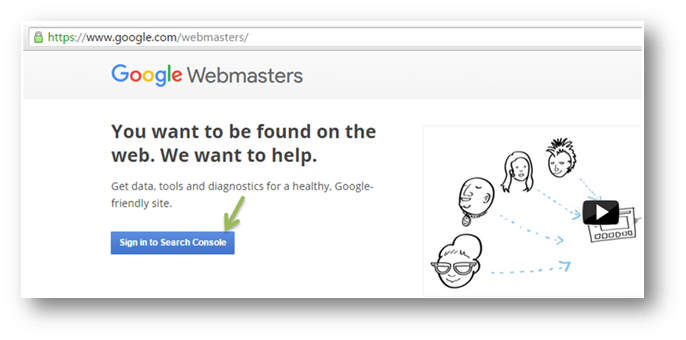 google webmaster tools sign up