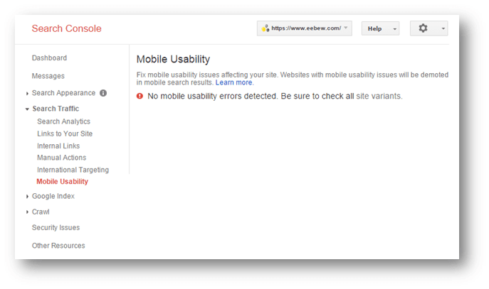 mobile usibality in wmt
